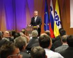 Evropski poslanec dr. Milan Zver na predstavitvi liste SDS za evropske volitve